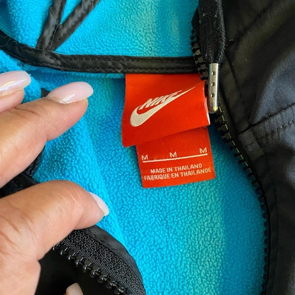 Nike Blue Hooded Jacket - Picture 5 of 8